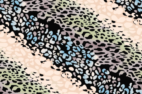 多彩豹纹拼接矢量图服装纺织面料印花矢量图金昌文件分色稿源文件