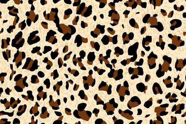 豹纹服装纺织面料印花矢量图金昌分色稿