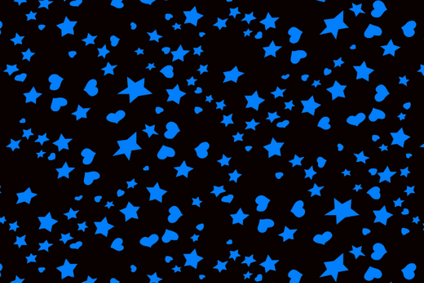 五角星爱心拼接矢量图纺织面料印花分色稿金昌文件