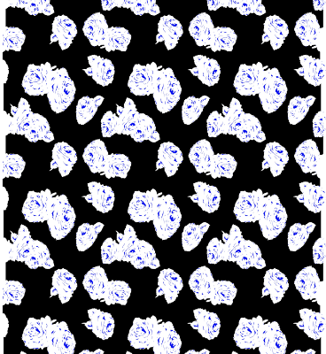 新款玫瑰花印花矢量图纺织面料印花金昌分色稿