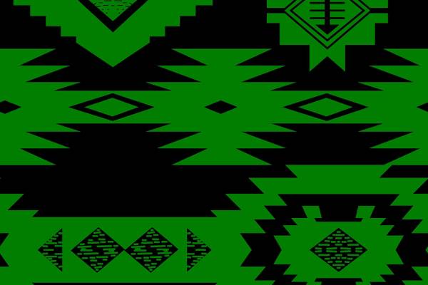 绿色几何图案拼接矢量图纺织面料水印数码印花金昌分色稿