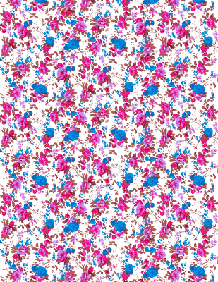 植物花卉矢量图纺织面料印花花型金昌分色稿