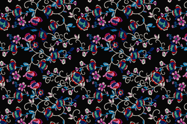 碎花植物花卉纺织面料印花矢量图金昌分色源文件