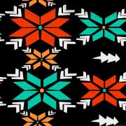 几何拼接雪花图案矢量图服装纺织面料印花花型金昌分色稿源文件A2693