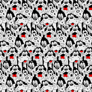 卡通动物小狗矢量图纺织面料印花图案金昌分色稿文件a2698-7