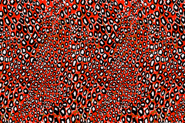 黑白几何图案红色底纹纺织面料印花图案金昌分色稿源文件a2711