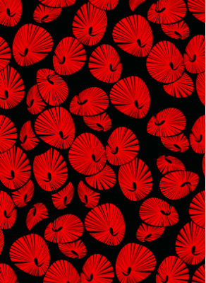 新款服装纺织面料印花矢量图扇贝型花型金昌格式分色稿a2739-4