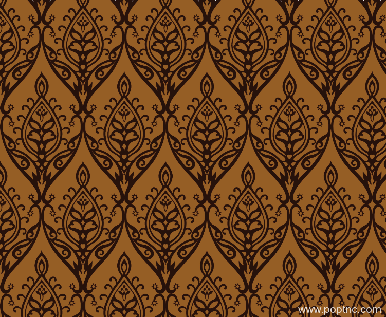 咖啡色结婚花纹服装纺织面料印花图案金昌分色稿源文件a2741-3