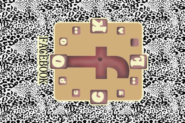 几何豹纹纺织面料印花图案字母矢量图金昌格式源文件A2753