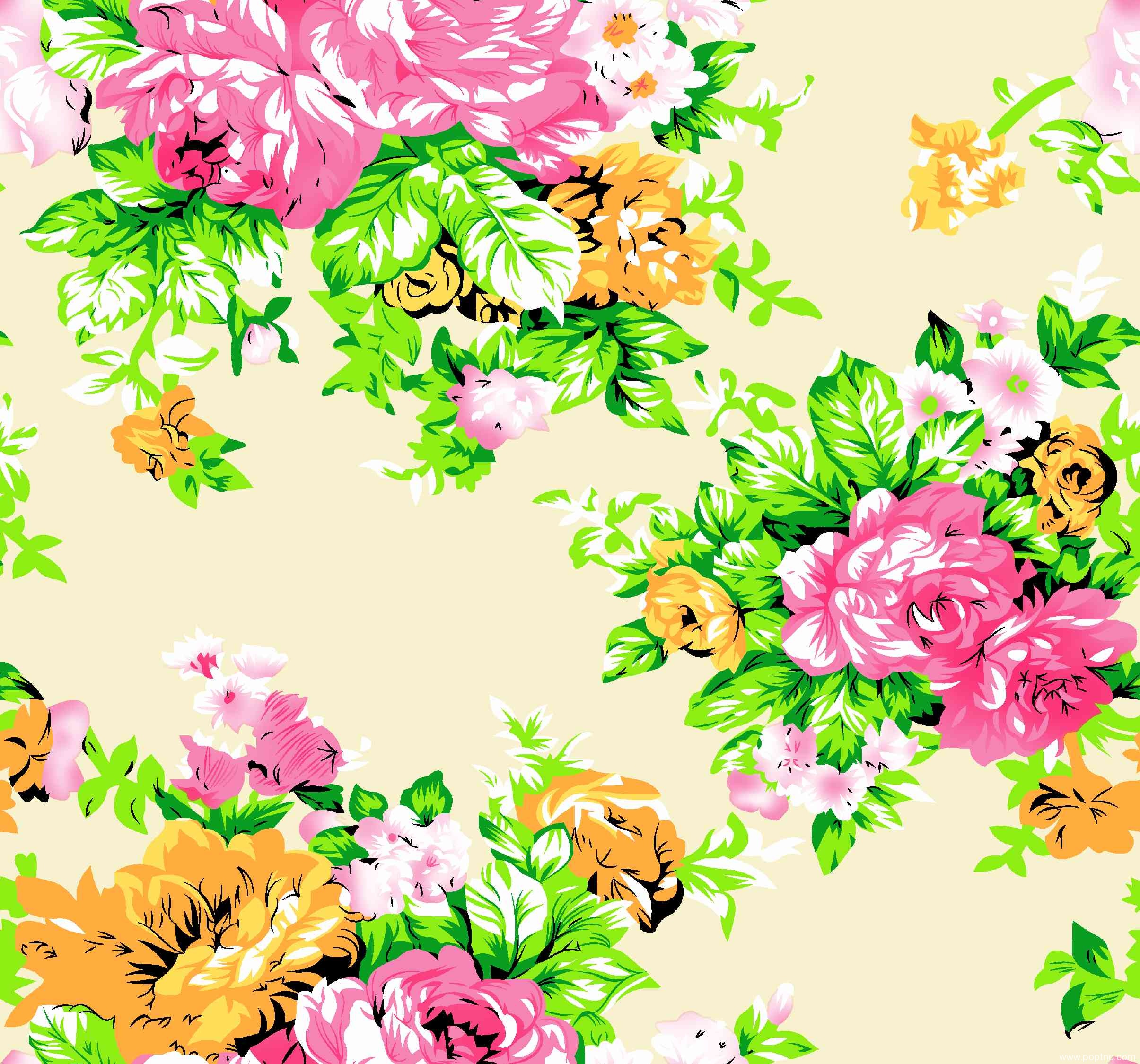 大牡丹花服装纺织面料印花花型金昌分色稿源文件A2768-4