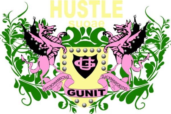 裁片矢量花纹服装印花图植物花纹怪兽矢量图