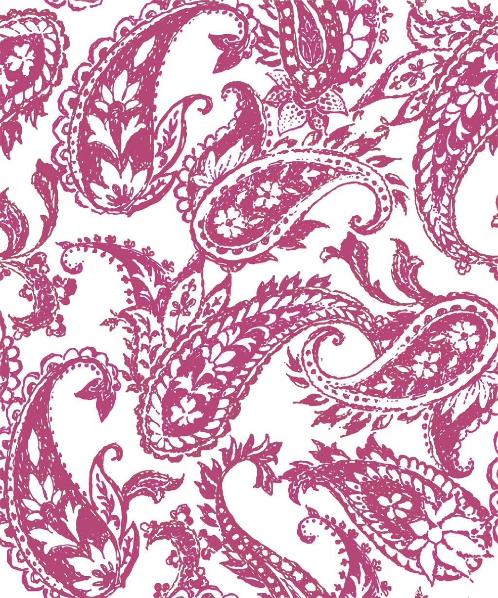 复古纺织面料印花矢量图腰果印花花型