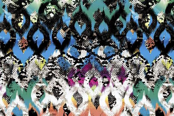 2020年春夏纽约Indigo展会印花图案流行时尚趋势设计素材图集七