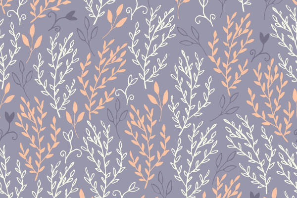 文艺系纺织面料数码印花花型图案植物花卉花纹