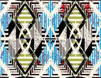 几何图形拼接矢量图纺织面料水印数码印花金昌格式文件花型