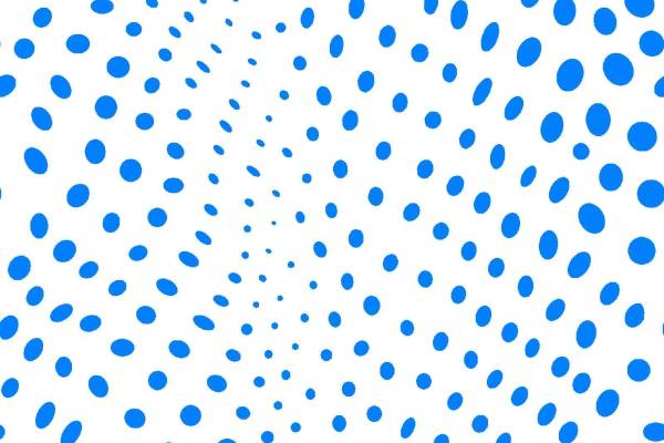 蓝色几何圆点拼接矢量图纺织面料水印数码印花花型金昌格式分色稿dh4