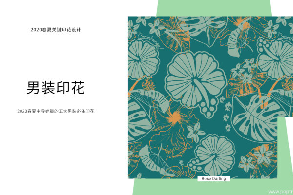 2020年春夏男装关键印花设计资讯