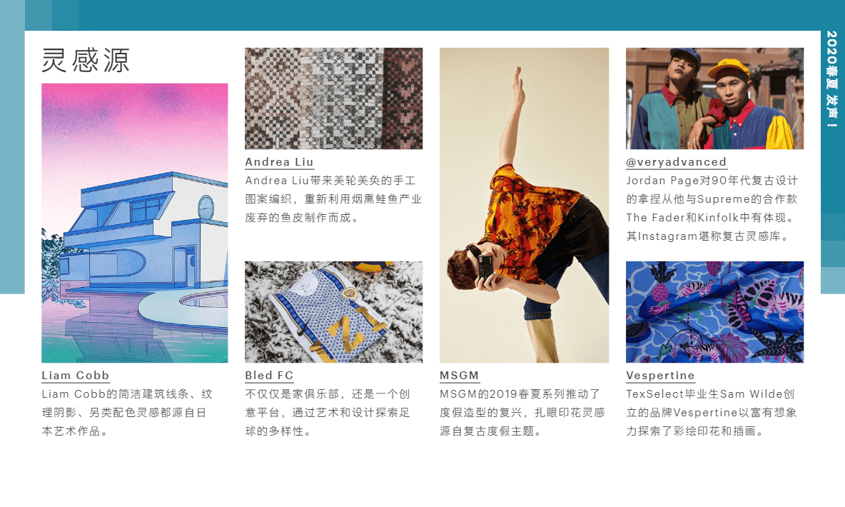 2020春夏男装印花 & 图像趋势预测：发声！