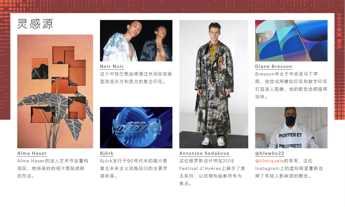 2020年春夏男装印花 & 图像趋势预测：解码
