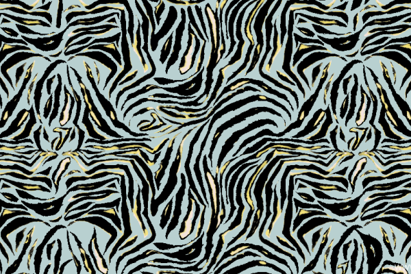 几何图案豹纹矢量图纺织面料水印数码印花花型