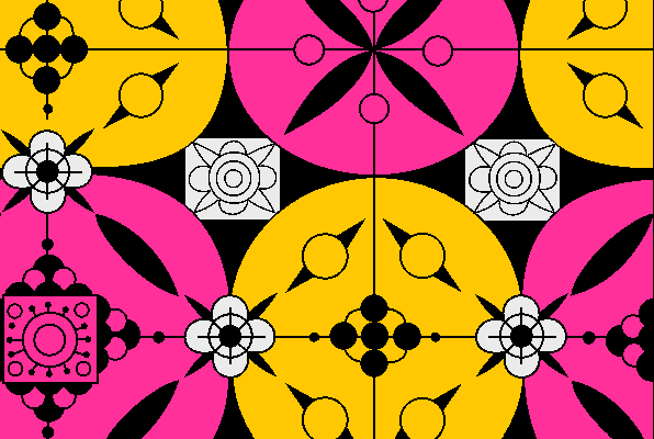 几何拼接印花矢量图多彩几何印花花型金昌格式分色稿