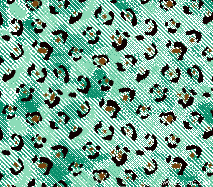 几何涂鸦矢量图纺织面料水印数码印花花型