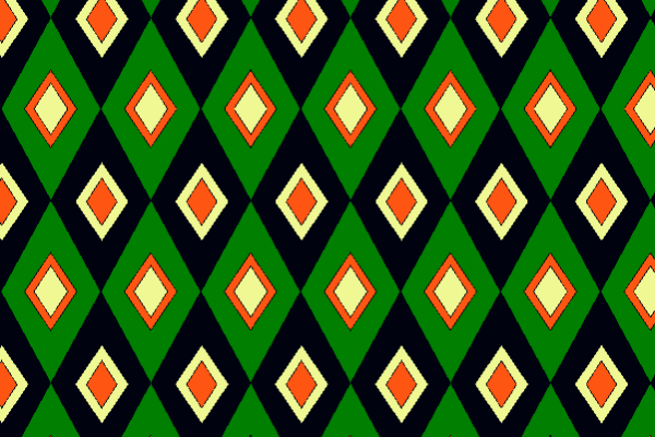 几何绿色方格矢量图纺织面料水印数码印花花型金昌图案