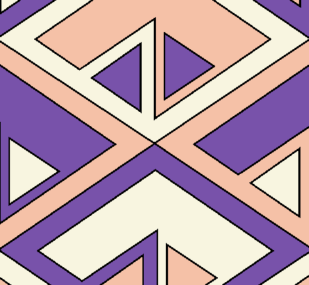 几何矢量图三角形图案纺织水印数码印花金昌花型