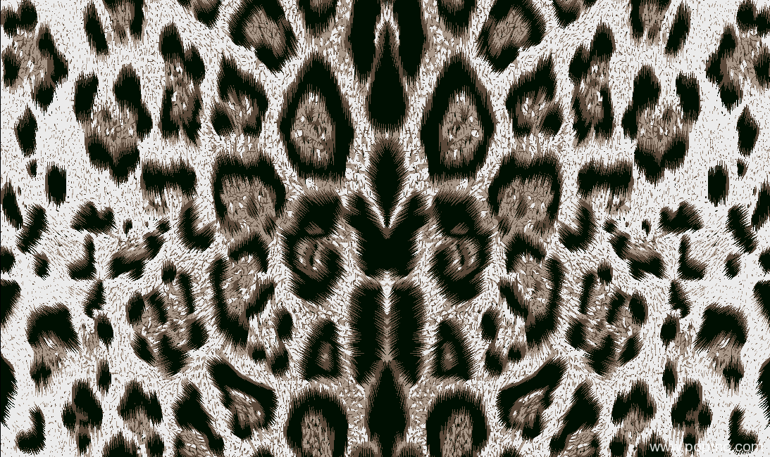 几何豹纹咖啡色花型纺织面料水印数码印花金昌花型