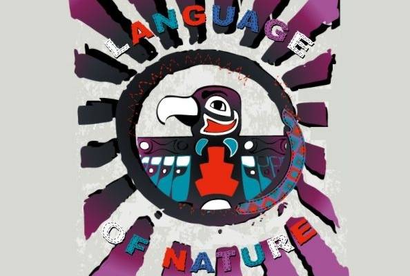 印第安风卡通字母鹰形矢量图裁片烫图花型