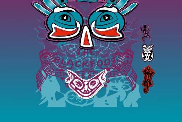 字母卡通动物拼接矢量图裁片烫图印花花型