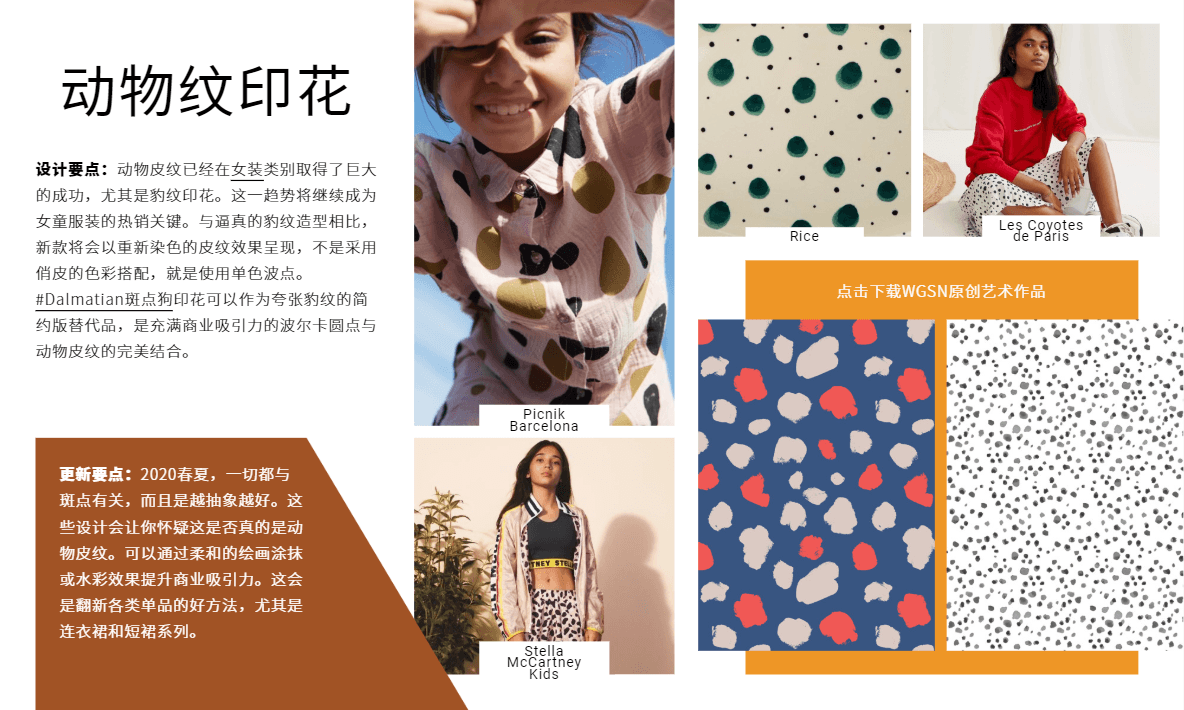 2020年春夏女童服装核心印花