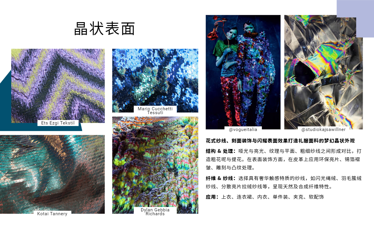 2020、21年秋冬女装面料趋势概念欣赏
