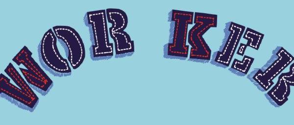 字母印花矢量图裁片烫图印花花型