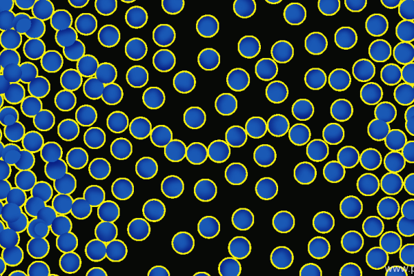 蓝色圆圈金边黑色底色纺织面料印花矢量图金昌格式印花花型