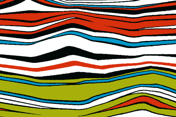 多彩波浪几何矢量图纺织水印数码印花金昌花型