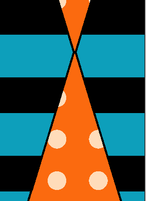 圆点几何条纹拼接矢量图纺织面料水印数码印花金昌花型