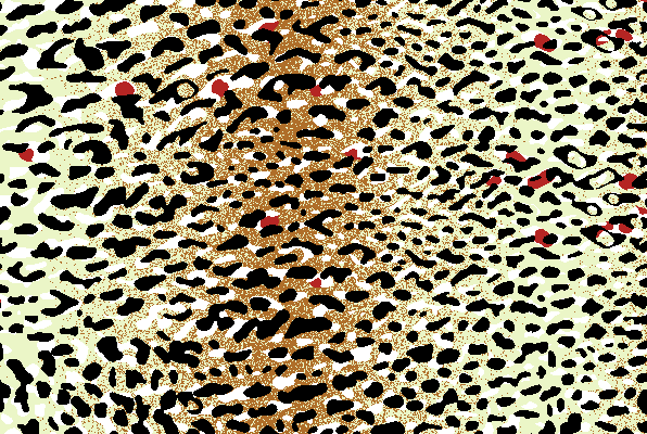 几何豹纹拼接矢量图纺织金昌印花花型