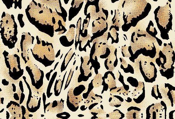 豹纹印花矢量图几何花型拼接纺织面料水印数码印花金昌花型