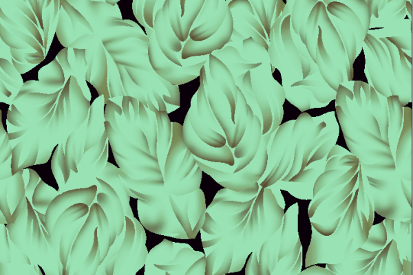 植物花卉图案矢量图纺织面料水印数码印花金昌花型