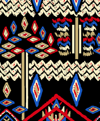 几何多边形印花矢量图纺织面料水印数码印花金昌花型