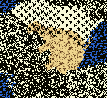 几何多边形千鸟格印花花型纺织面料水印数码印花金昌矢量图