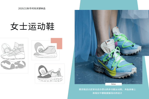 2020、21年秋冬时尚关键单品:女士运动鞋