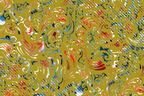 多彩几何印花花纹纺织面料水印数码印花金昌花型