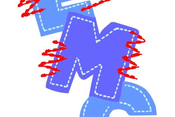 字母裁片烫图印花是俩凝土EMG图案服装印花花型