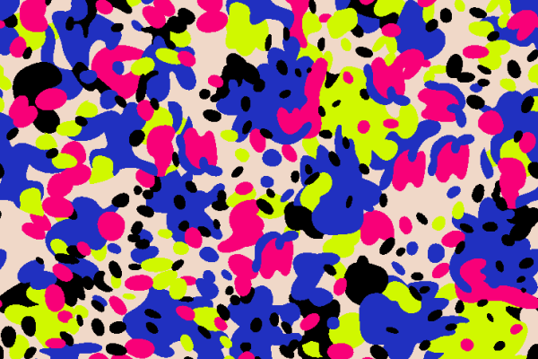 多彩几何涂鸦拼接矢量图纺织面料水印数码印花金昌花型