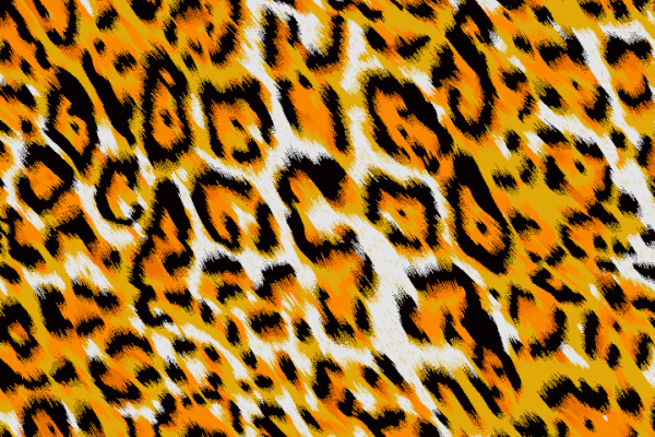 黄色几何豹纹印花矢量图纺织面料水印数码印花金昌花型