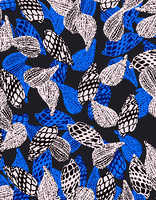 几何图案矢量图服装纺织面料水印数码印花金昌花型