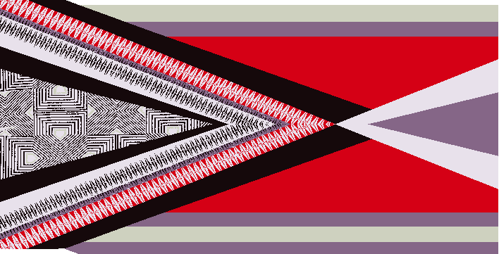 几何拼接矢量图纺织面料水印数码印花金昌花型