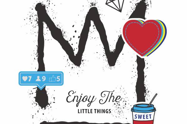 字母心形眼睛钻石矢量图服装纺织裁片烫图印花花型